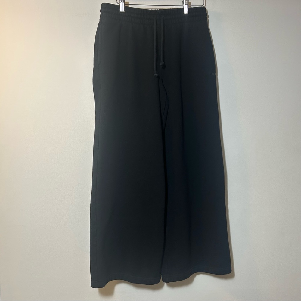 TNA Black Wide-Leg Sweatpants